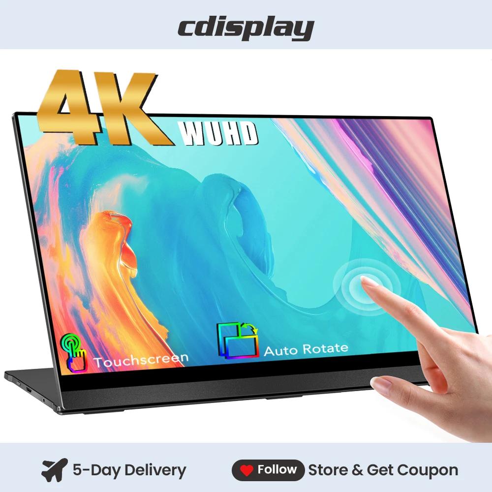 Cdisplay 15.6ġ ġũ ޴  4K UHD 100% sRGB 1080P Ʈ   ߷   ̽ ħ IPS ÷ Ʈ PS5 ġ Xbox PC º US